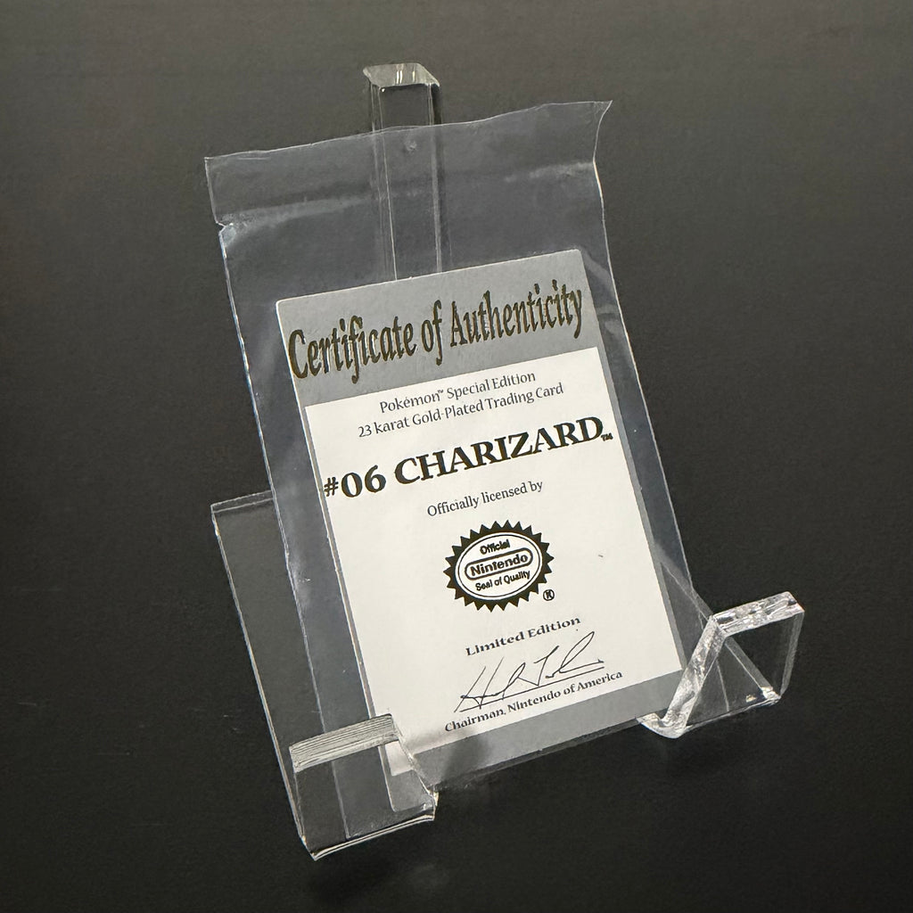 Charizard 1999 23K Gold Limited Edition