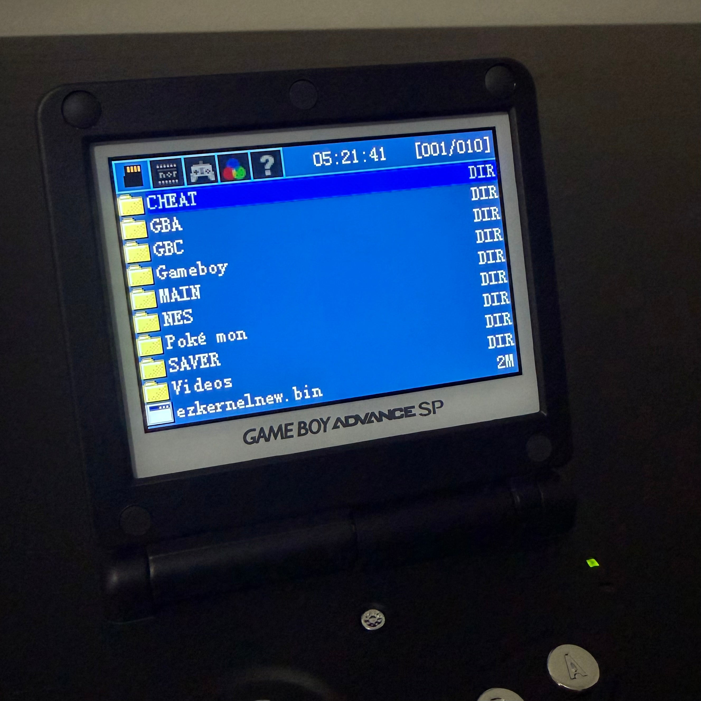 Gameboy Advance SP + Adds