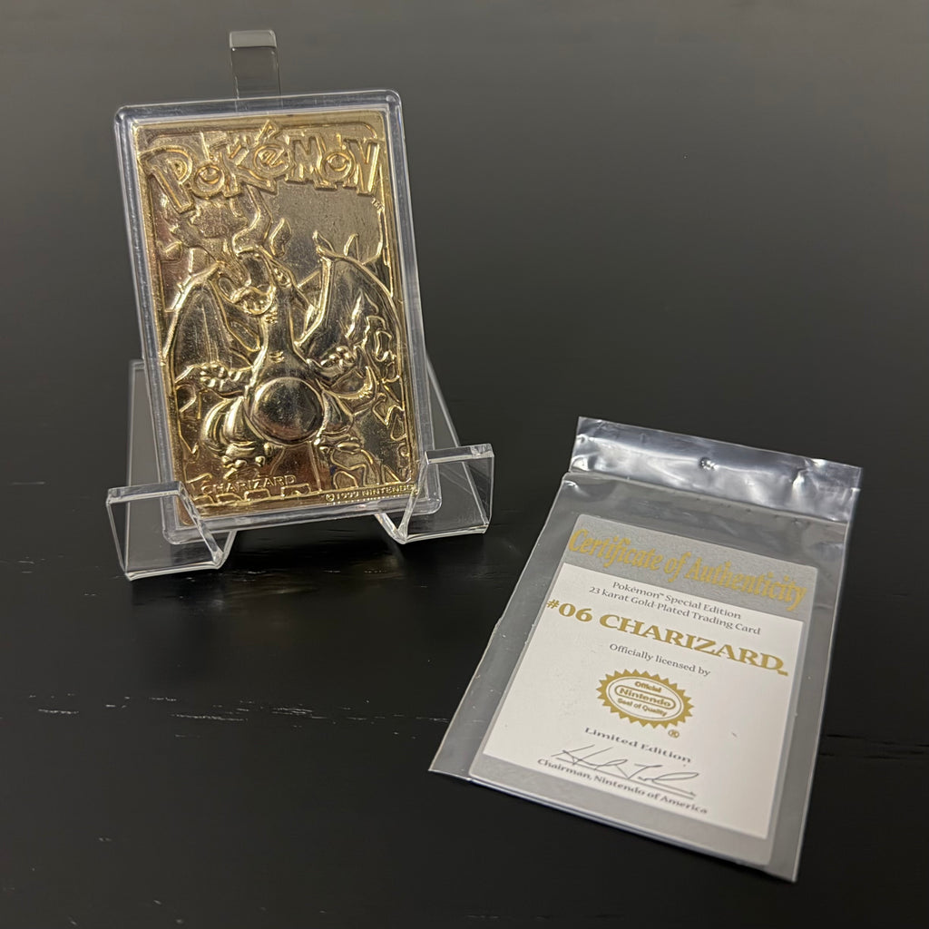 Charizard 1999 23K Gold Limited Edition